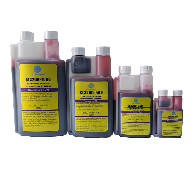 Fluorescent UV Dye SL3200 for AC leak detection(Author: sunlonge)