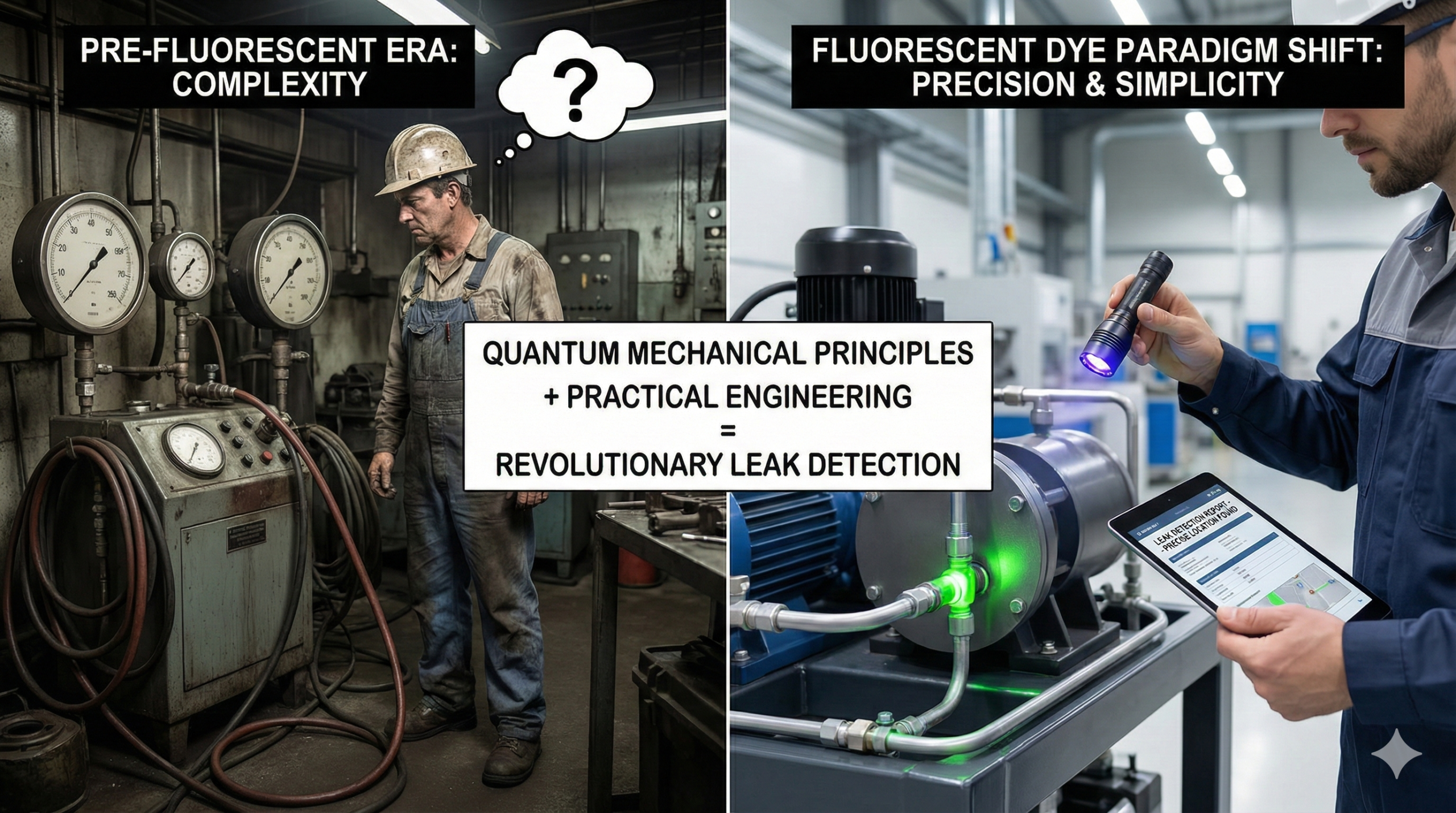 How UV Fluorescent Dyes Enhance Leak Detection Accuracy in Closed-Loop Systems: The Complete Technical Guide