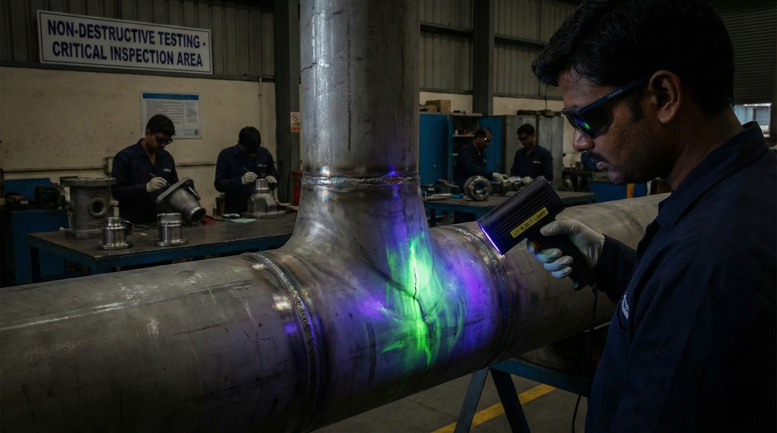 Why Sunlonge UV NDT Lamps Deliver More Reliable Fluorescent Penetrant Inspection in Critical Infrastructure Why Sunlonge UV NDT Lamps Deliver More Reliable Fluorescent Penetrant Inspection in Critical Infrastructure