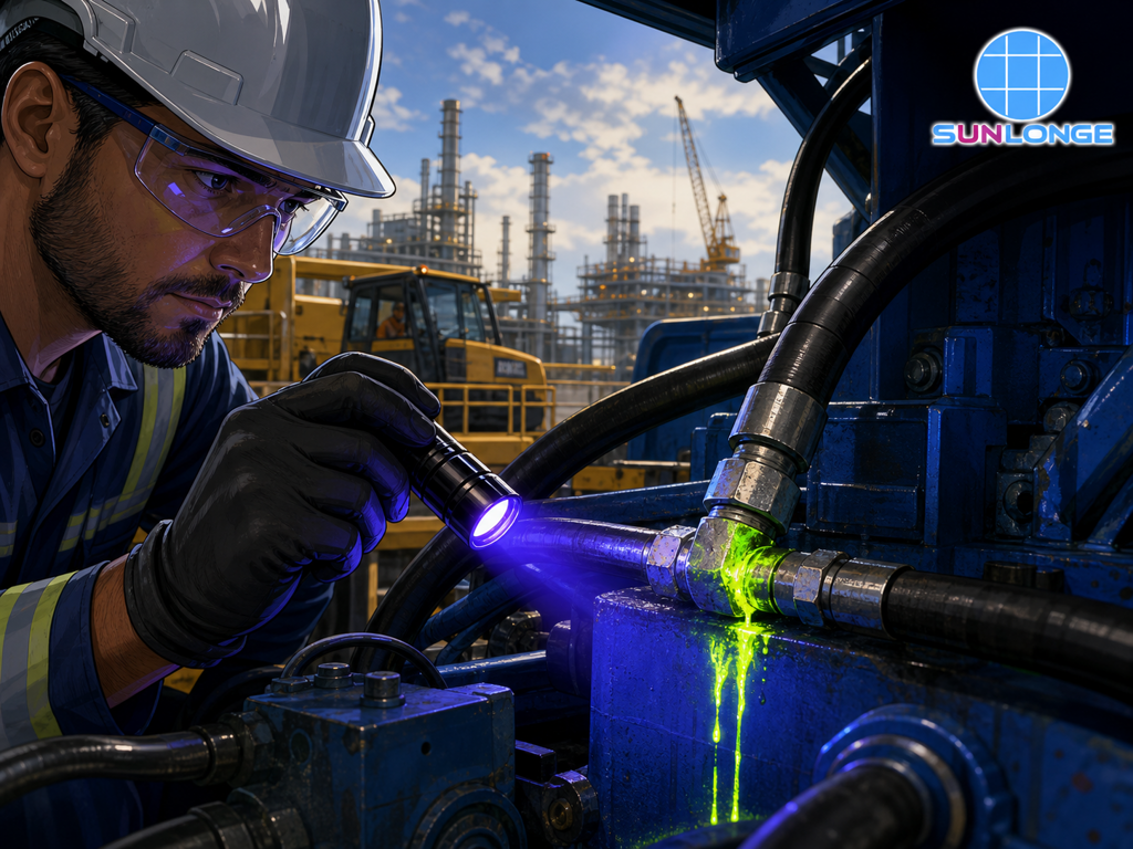 How UV Fluorescent Dye Improves Leak Detection in Hydraulic Systems