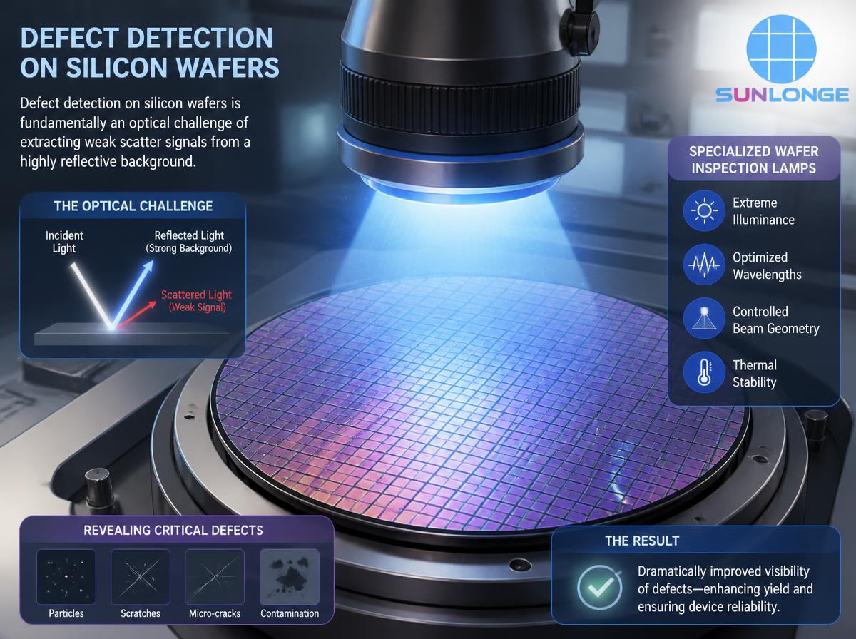 How Wafer Inspection Lamps Enhance Defect Detection in Silicon Wafer Manufacturing