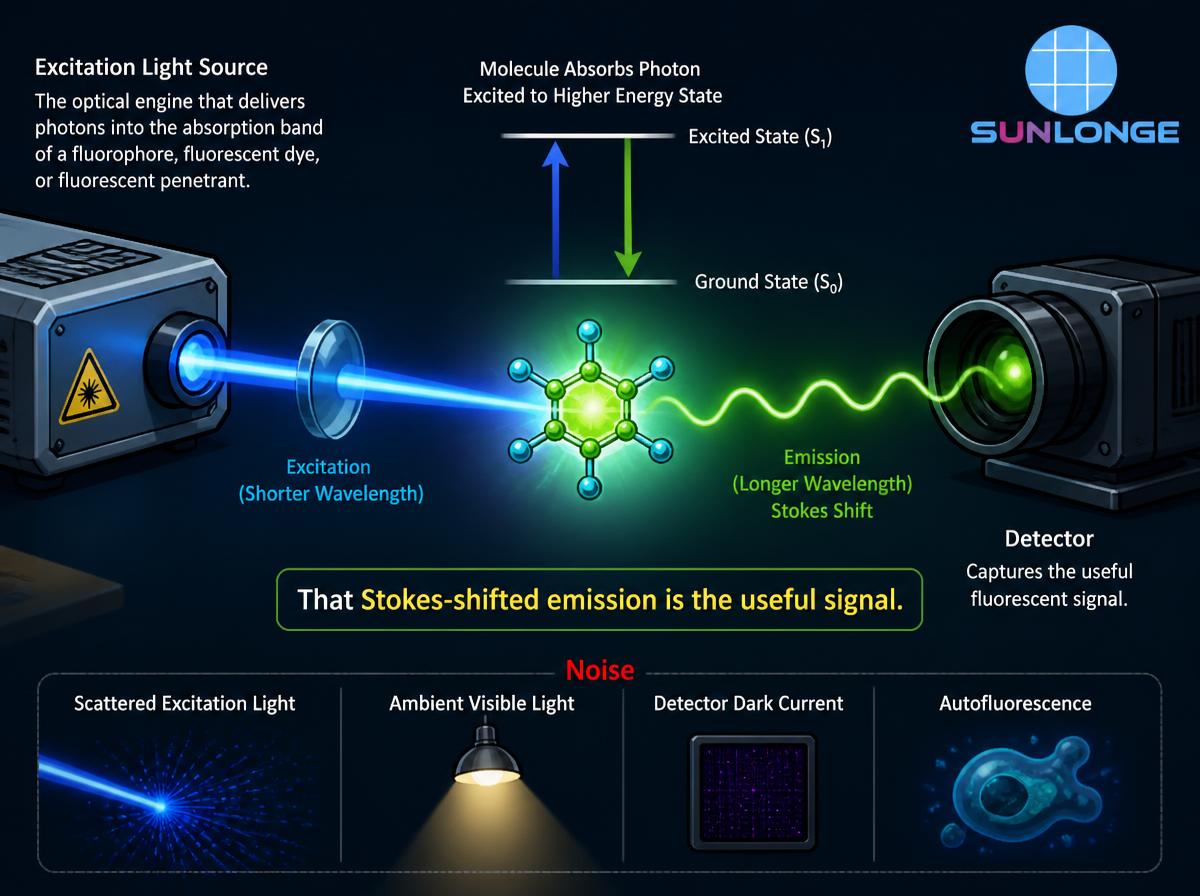 How Excitation Light Sources Improve Fluorescence Signal Stability in Optical Systems How Excitation Light Sources Improve Fluorescence Signal Stability in Optical Systems