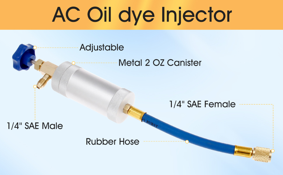 Sunlonge SLAC2300 A/C Oil & Dye Injector Kit Sunlonge SLAC2300 A/C Oil & Dye Injector Kit